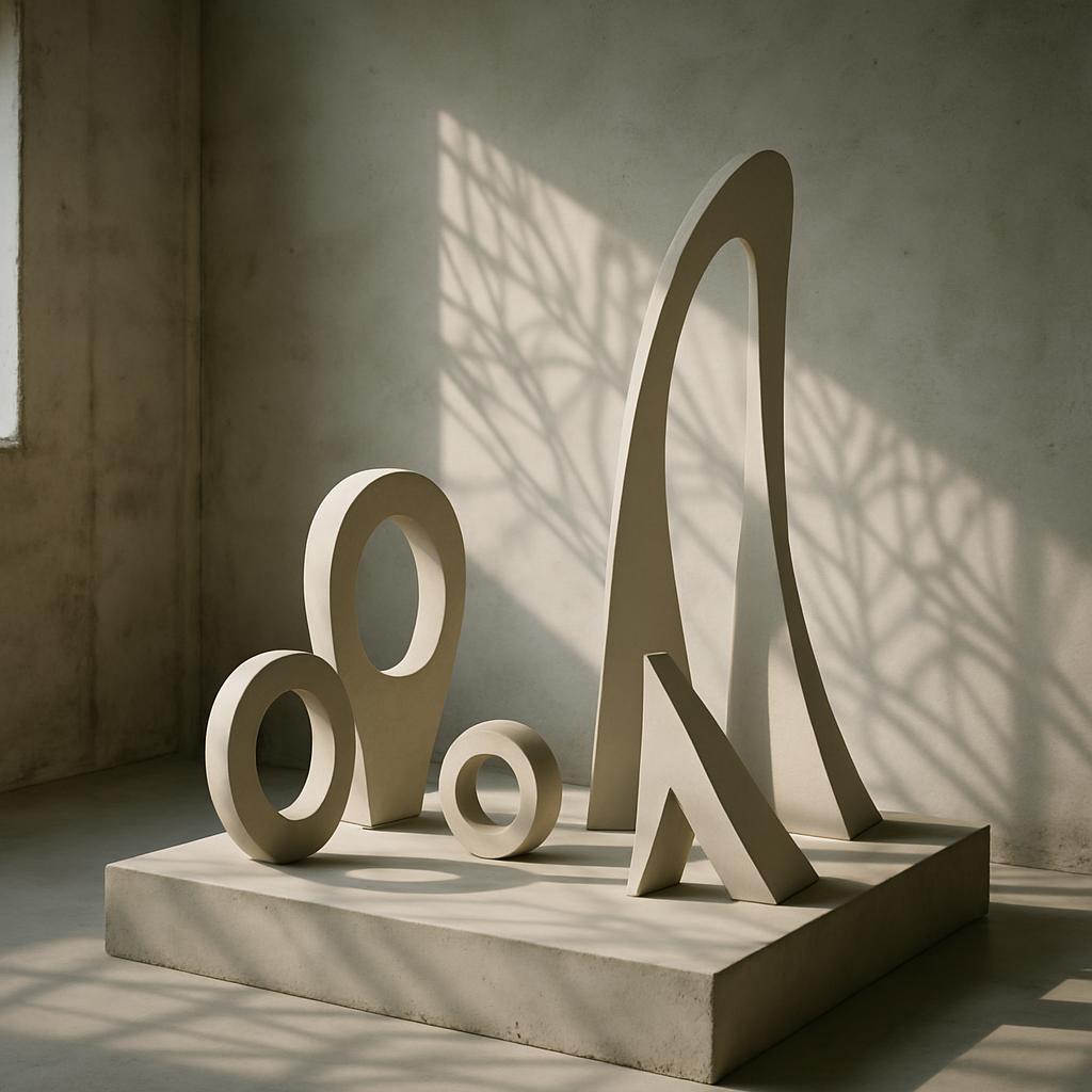 Bild der Skulptur "Inde" bei Kontakt-Lasion, Dauerleihgabe des Künstlers bei der Kontakt Saarlouis, Foto: Markus Kreuzinge...